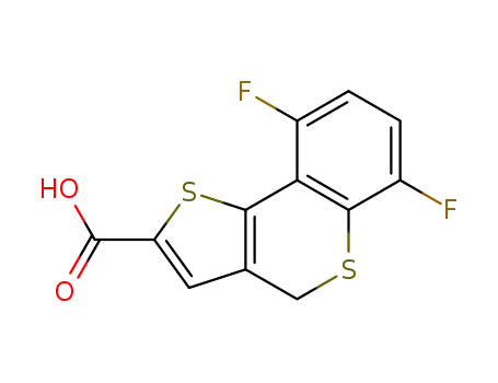6,9-difluoro-4H-thieno[3,2-c]thiochromene-2-carboxylic acid