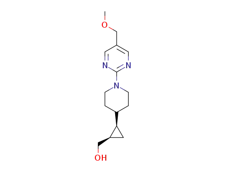 ((1R,2R)-2-(1-(5-(methoxymethyl)pyrimidin-2-yl)piperidin-4-yl)cyclopropyl)methanol