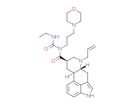 (5R,8R,10R)-6-allyl-N-[3-(morpholino)propyl]-N-[(ethylamino)carbonyl]-ergoline-8-carboxamide