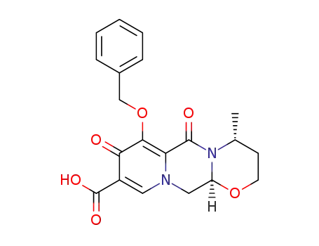(4R,12aS)-3,4,6,8,12,12a-hexahydro-4-methyl-6,8-dioxo-7-(phenylmethoxy)-2H-pyrido [1',2':4,5]pyrazino[2,1-b][1,3]oxazine-9-carboxylic acid