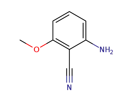 Molecular Structure of 1591-37-3 (2-amino-6-methoxybenzonitrile)