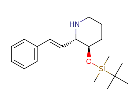 (2S,3R)-3-(tert-butyldimethylsilyloxy)-2-styrylpiperidine