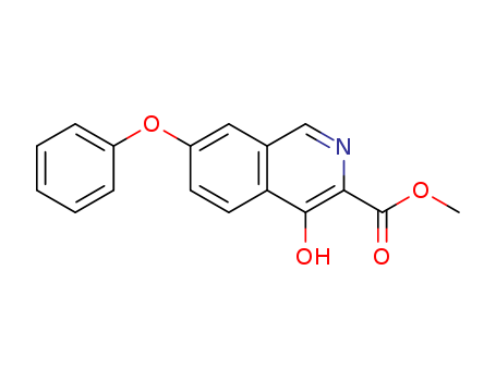 4-Hydroxy-7-phenoxy-3-isoquinolinecarboxylic acid methyl ester(1455091-10-7)