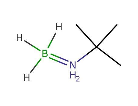 Molecular Structure of 7337-45-3 (BORANE-TERT-BUTYLAMINE COMPLEX)