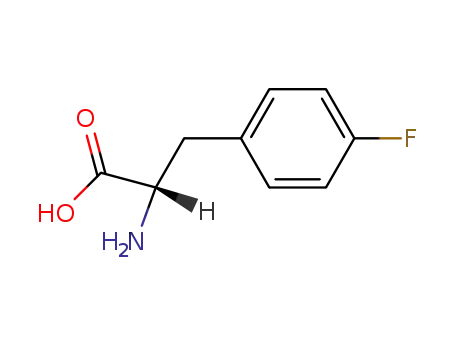Molecular Structure of 1132-68-9 (L-4-Fluorophenylalanine)