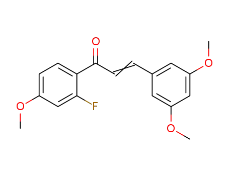 1-(2-fluoro-4-methoxyphenyl)-3-(3,5-dimethoxyphenyl)prop-2-ene-1-one