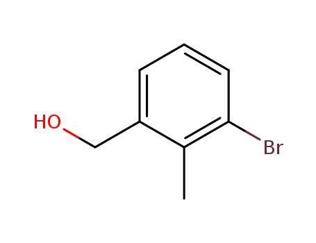 Molecular Structure of 83647-43-2 ((3-broMo-2-Methylphenyl)Methanol)