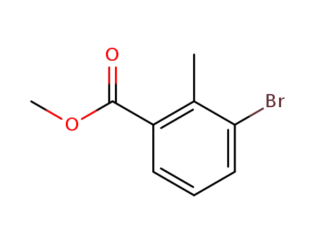 Molecular Structure of 99548-54-6 (3-BROMO-2-METHYL-BENZOIC ACID METHYL ESTER)