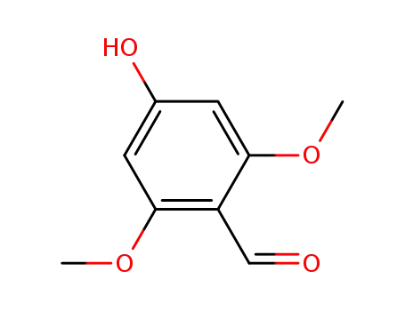 Molecular Structure of 22080-96-2 (4-Hydroxy-2,6-dimethoxybenzaldehyde)
