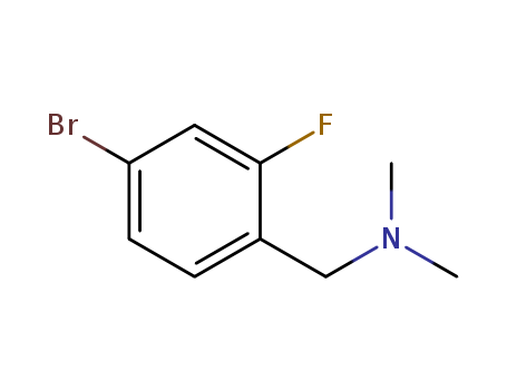 BenzeneMethanaMine, 4-broMo-2-fluoro-N,N-diMethyl-