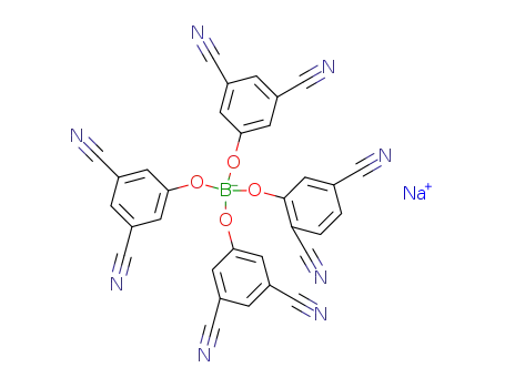 sodium-tetrakis(bis-3,5-cyano-phenoxy)-borate