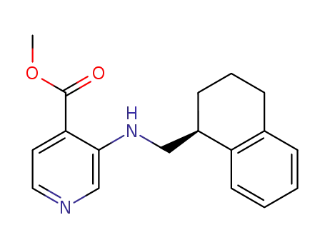 methyl 3-{[(1S)-1,2,3,4-tetrahydronaphthalen-1-ylmethyl]amino}pyridine-4-carboxylate