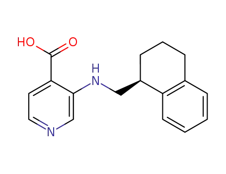 3-{[(1S)-1,2,3,4-tetrahydronaphthalen-1-ylmethyl]amino}pyridine-4-carboxylic acid