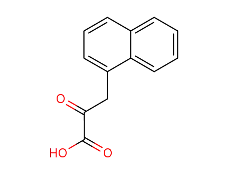 Molecular Structure of 62741-58-6 (1-Naphthalenepropanoic acid, a-oxo-)