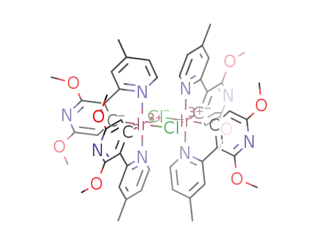 [iridium(2',6'-dimethoxy-4-methyl-2,3'-bipyridine)2(μ-Cl)]2