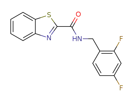 N-(2,4-difluorobenzyl)benzo[d]thiazole-2-carboxamide