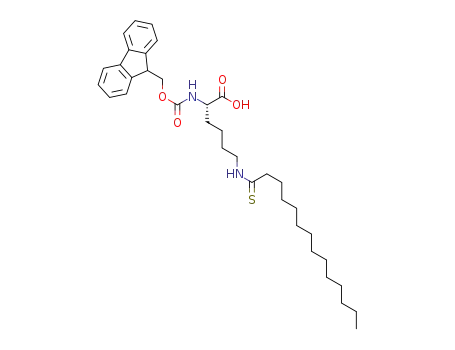 N2-(((9H-fluoren-9-yl)methoxy)carbonyl)-N6-tetradecanethioyl-L-lysine