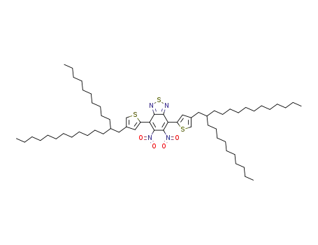 4,7-bis(4-(2-decyltetradecyl)thiophen-2-yl)-5,6-dinitrobenzo-[c][1,2,5]thiadiazole