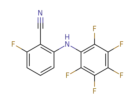 2-fluoro-6-(perfluorophenylamino)benzonitrile