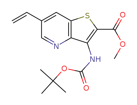 methyl 3-[(tert-butoxycarbonyl)amino]-6-vinylthieno[3,2-b]pyridine-2-carboxylate