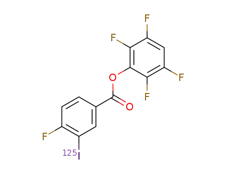 [125I]2,3,5,6-tetrafluorophenyl 4-fluoro-3-iodobenzoate