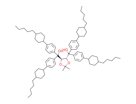 (4R,5R)-2,2-dimethyl-α,α,α',α'-tetra[4-(trans-4-n-pentylcyclohexyl)phenyl]-1,3-diox olane-4,5-dimethanol
