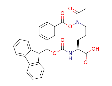 Nα-Fmoc-Nδ-(acetyl)-Nδ-(benzoyloxy)-L-ornithine