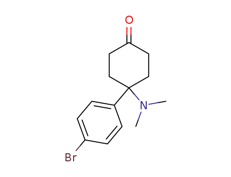 4-(p-bromophenyl)-4-dimethylaminocyclohexanone