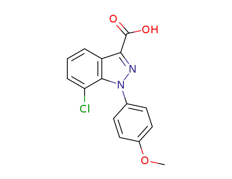 7-chloro-1-(4-methoxyphenyl)-1H-indazole-3-carboxylic acid