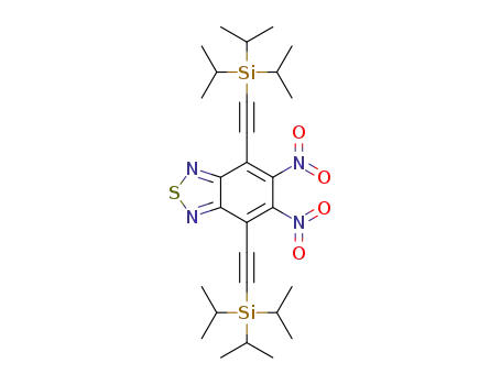 5,6-dinitro-4,7-bis[2-[tris(1-methylethyl)silyl]ethynyl]-2,1,3-benzothiadiazole