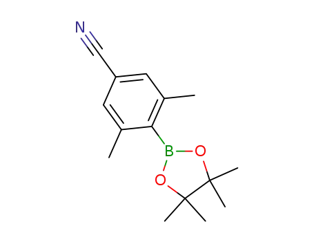 3,5-dimethyl-4-(4,4,5,5-tetramethyl-[1,3,2]dioxaborolan-2-yl)-benzonitrile