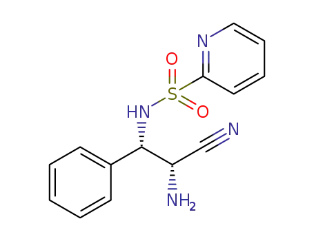 (2R,3S)-2-amino-3-phenyl-3-(2-pyridinesulfonyl)aminopropionitrile