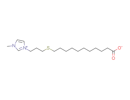 11-((3-(1-methyl-1H-imidazol-3-ium-3-yl)propyl)thio)undecanoate