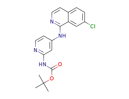 tert-butyl (4-((7-chloroisoquinolin-1-yl)amino)pyridin-2-yl)carbamate