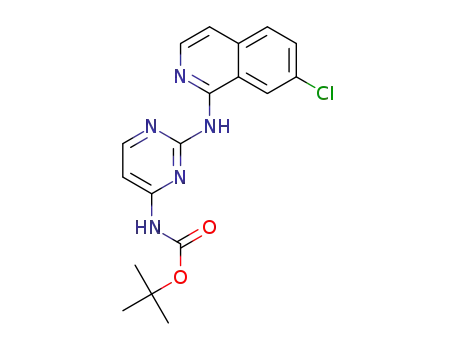 tert-butyl (2-((7-chloroisoquinolin-1-yl)amino)pyrimidin-4-yl)carbamate