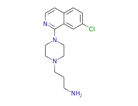 3-[4-(7-chloroisoquinolin-1-yl)piperazin-1-yl]propan-1-amine