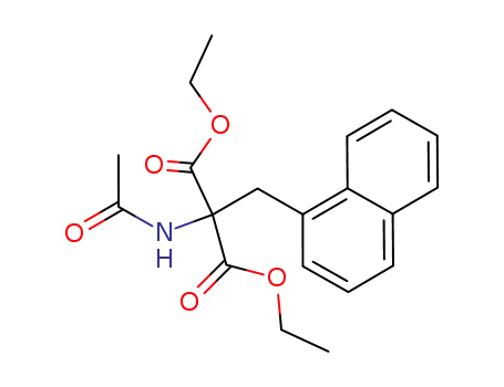 Propanedioicacid, 2-(acetylamino)-2-(1-naphthalenylmethyl)-, 1,3-diethyl ester cas  5440-57-3