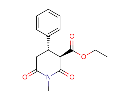 (3R,4S)-3-ethoxycarbonyl-4-(4-phenyl)-N-methylpiperidine-2,6-dione