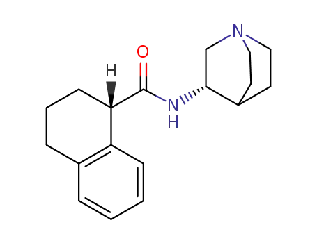 N-(1-azabicyclo[2.2.2]oct-3S-yl)-1,2,3,4-tetrahydronaphthalene-1S-carboxamide