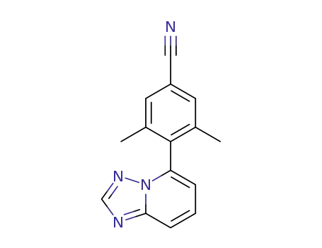 3,5-dimethyl-4-{[1,2,4]triazolo[1,5-a]pyridin-5-yl}benzonitrile