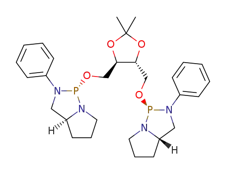 (4R,5R)-4,5-bis[((2R,5S)-3-phenyl-1,3-diaza-2-phosphabicyclo[3.3.0]octyloxy)methyl]-2,2-dimethyl-1,3-dioxolane