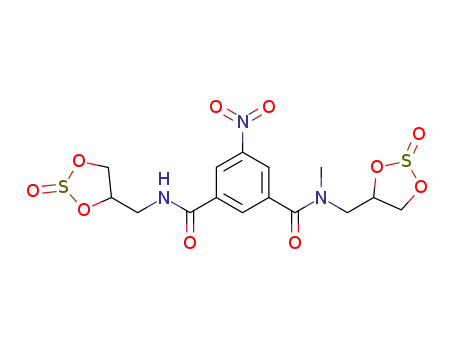 N-methyl-5-nitro-N1,N3-bis-((2-oxo-1,3,2-dioxathiolan-4-yl)methyl)isophthalamide