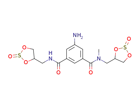 N-methyl-5-amino-N1,N3-bis-((2-oxo-1,3,2-dioxathiolan-4-yl)methyl)isophthalamide