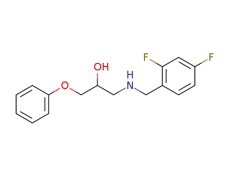 1-[(2,4-difluorobenzyl)amino]-3-phenoxypropan-2-ol