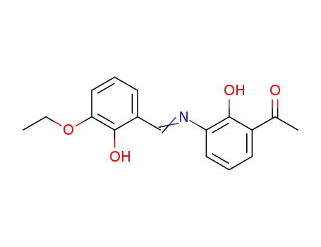 1-(3-((3-ethoxy-2-hydroxybenzylidene)amino)-2-hydroxyphenyl)ethanone