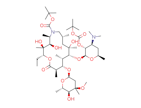 (2R,3S,4R,5R,8R,10R,11R,12S,13S,14R)-13-((2,6-dideoxy-3-C-methyl-3-O-methyl-α-L-ribo-hexopyranosyl)oxy)-2-ethyl-3,4,10-trihydroxy-3,5,8,10,12,14-hexamethyl-11-((3,4,6-trideoxy-3-(dimethylamino)-2-O-(tert-butoxycarbonyl)-β-D-xylo-hexopyranosyl)oxy)-1-oxa-6-(tert-butoxycarbonyl)azacyclopentadecan-15-one