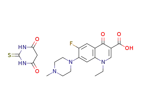 pefloxacinium 2-thiobarbiturate