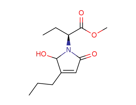 methyl (2S)-2-(2-hydroxy-5-oxo-3-propyl-2,5-dihydro-1H-pyrrol-1-yl)butanoate