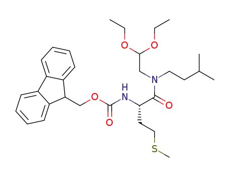 (S)-(9H-fluoren-9-yl)methyl 1-((2,2-diethoxyethyl)(isopentyl)amino)-4-(methylthio)-1-oxobutan-2-ylcarbamate