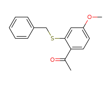 1-(2-(benzylthio)-4-methoxyphenyl)ethan-1-one